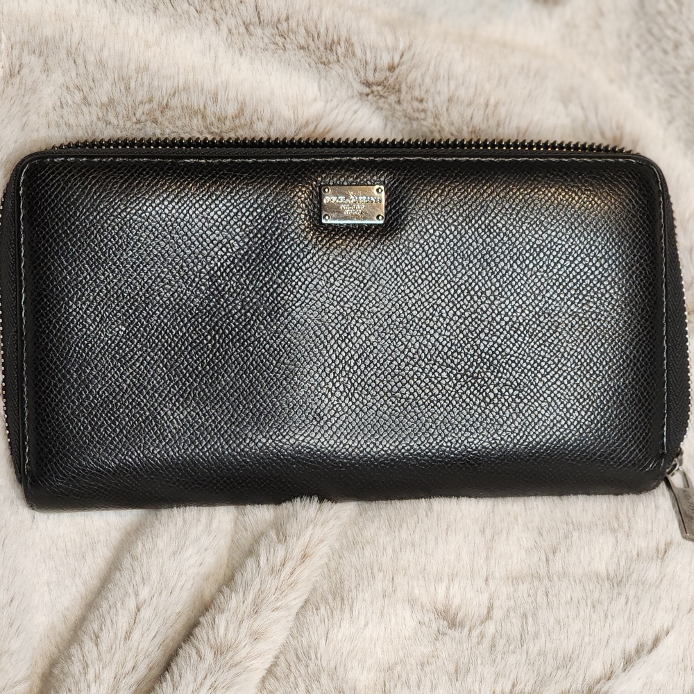 Dolce & Gabbana Black Leather Wallet